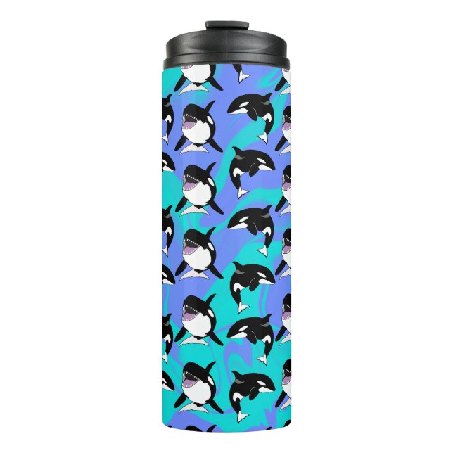 Orca Killer Whale Thermosbecher (Vorderseite)