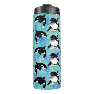 Orca Killer Whale Thermosbecher