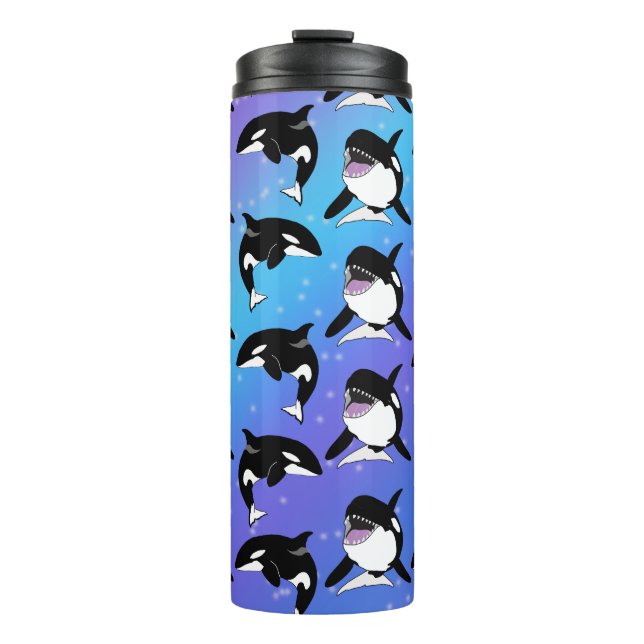 Orca Killer Whale Thermosbecher (Vorderseite)