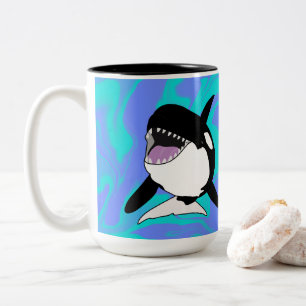 Orca Killer Whale Zweifarbige Tasse