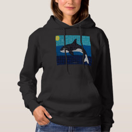 Orca (lebendig) - Kapuzenpullover für Damen Hoodie