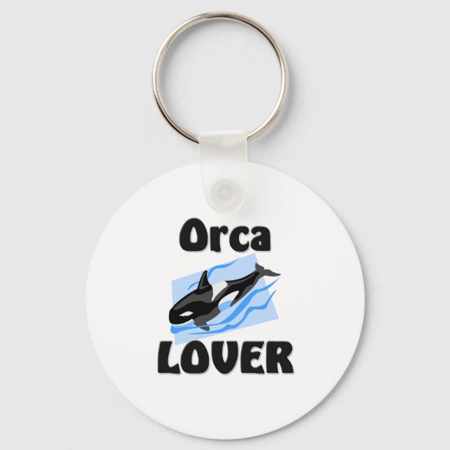 Orca Lover Schlüsselanhänger (Vorderseite)