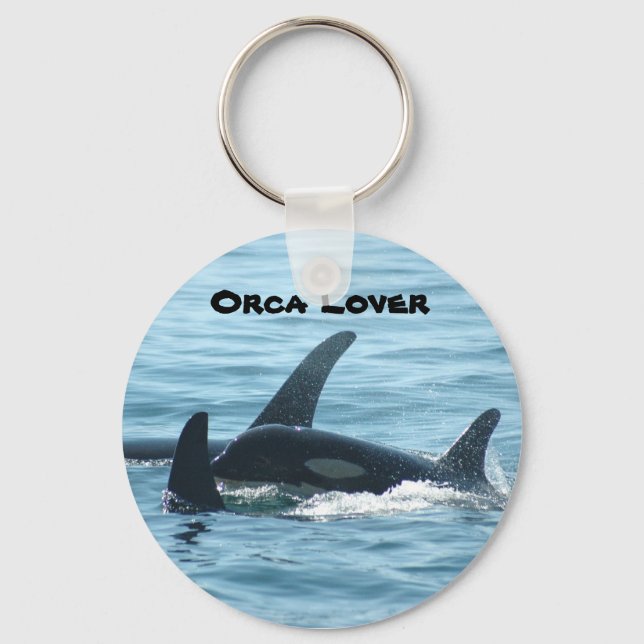 Orca Lover Schlüsselanhänger (Vorderseite)