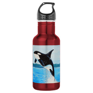 Orca-Malerei Edelstahlflasche