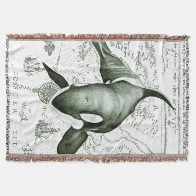 Orca Map Green Decke (Vorderseite)