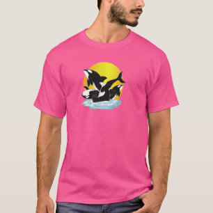 Orca Ocean Animal Killer Whale Pul Hoodie T-Shirt