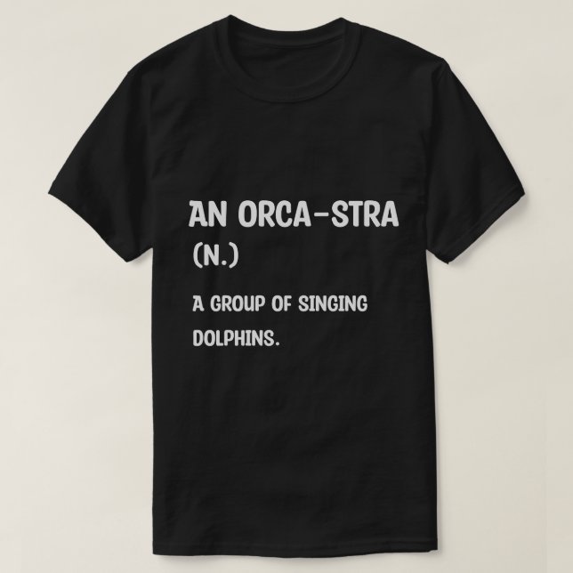 Orca Orchestra Orca-stra T-Shirt (Design vorne)