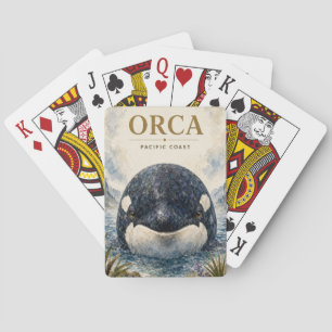 Orca Pacific Coast Wildlife Spielkarten
