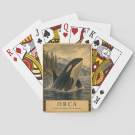 Orca Pacific Northwest VINTAGE Spielkarten