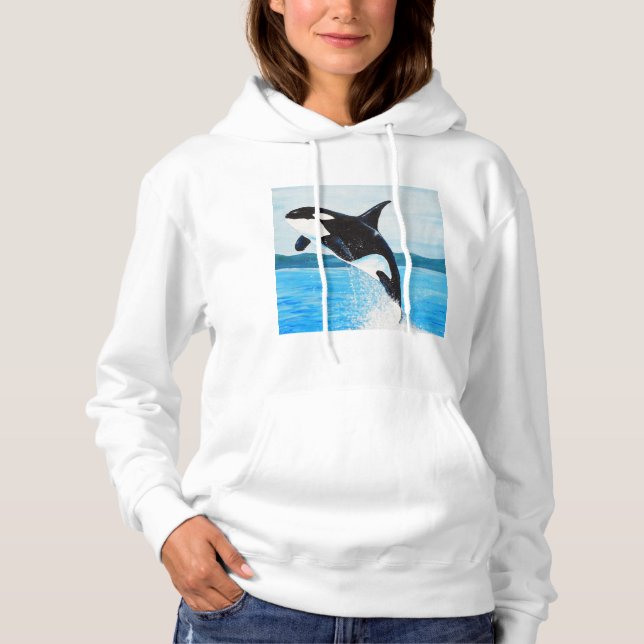 Orca Painting Hoodie (Vorderseite)