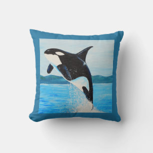 Orca Painting Kissen
