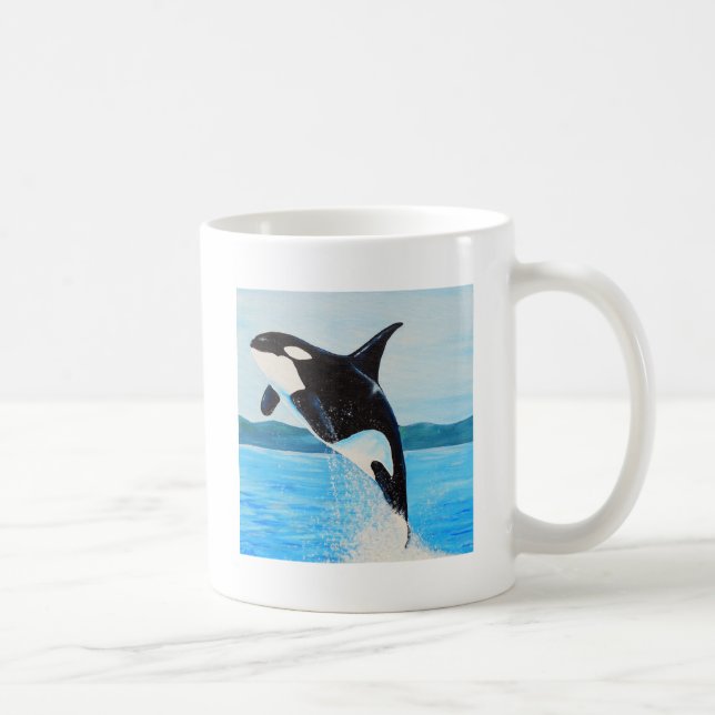Orca Painting Tasse (Rechts)