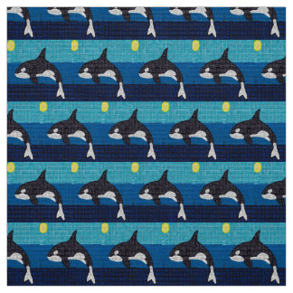 Orca - Polyester Weave Fabric Stoff