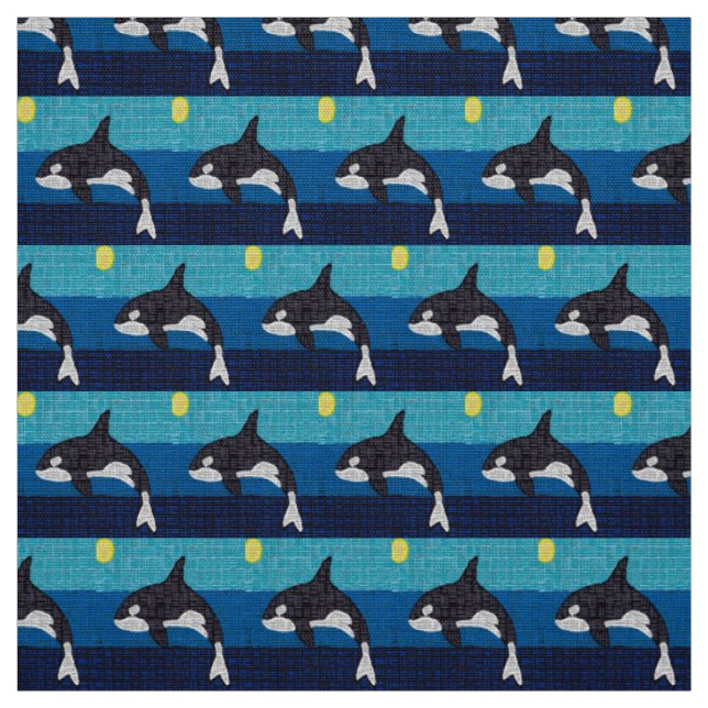 Orca - Polyestergewebe Stoff (Muster)