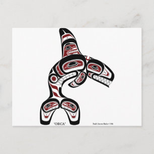 Orca Postkarte