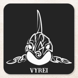 Orca Rechteckiger Pappuntersetzer