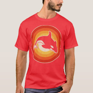 Orca Retro Sunset Vintager 60er 70er für Männer Fr T-Shirt