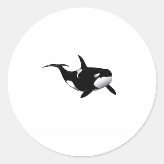 ORCA RUNDER AUFKLEBER (Vorderseite)