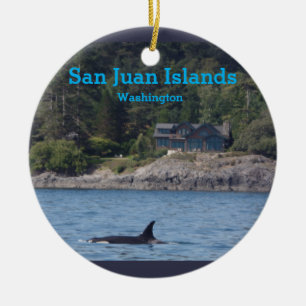 Orca-San- Juaninsel-Washington-Staats-Verzierung Keramikornament
