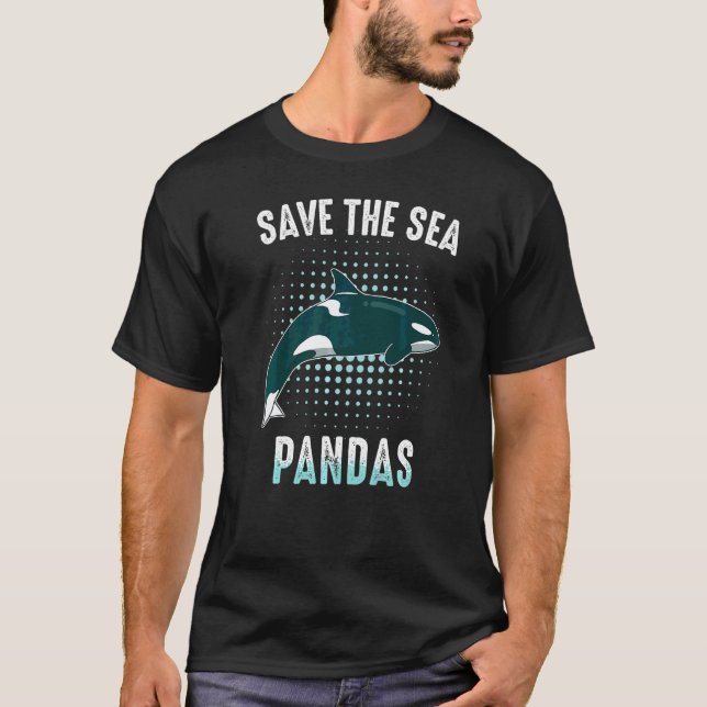 Orca Schwertwal Ozean T-Shirt (Vorderseite)
