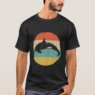 Orca-Schwertwal Retro-Geschenk für Weihnachten T-Shirt