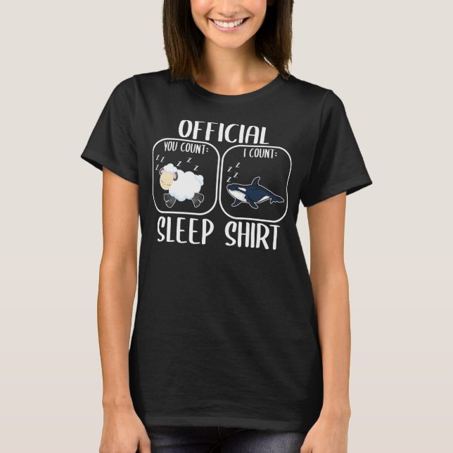 Orca Sleep Shirt Count Sheep (Vorderseite)