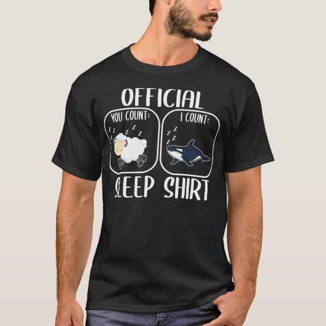 Orca Sleep Shirt Count Sheep (Vorderseite)