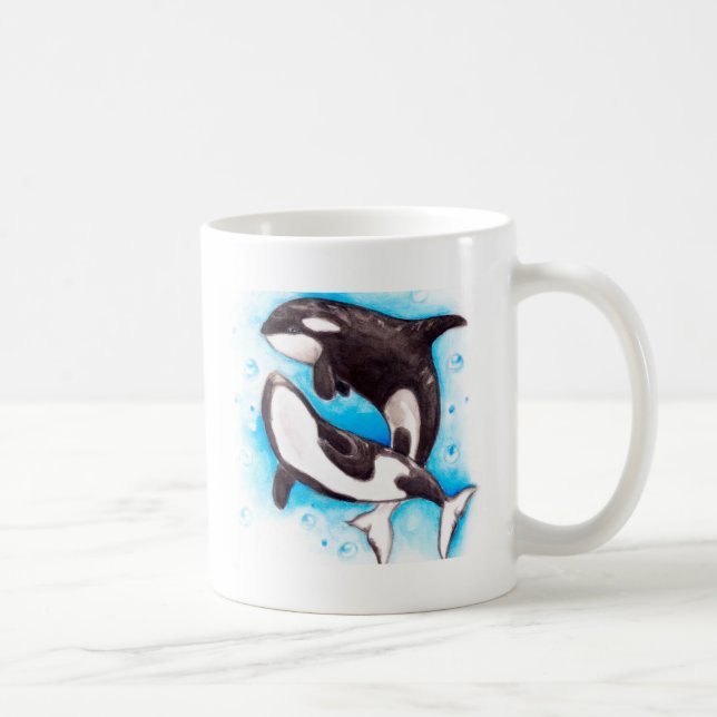 Orca-Spiel Kaffeetasse (Rechts)
