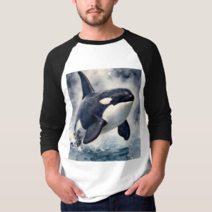 Orca Stürmische Wellen T-Shirt