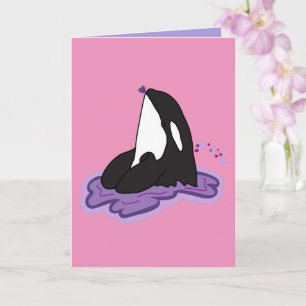 Orca Valentinstag Karte