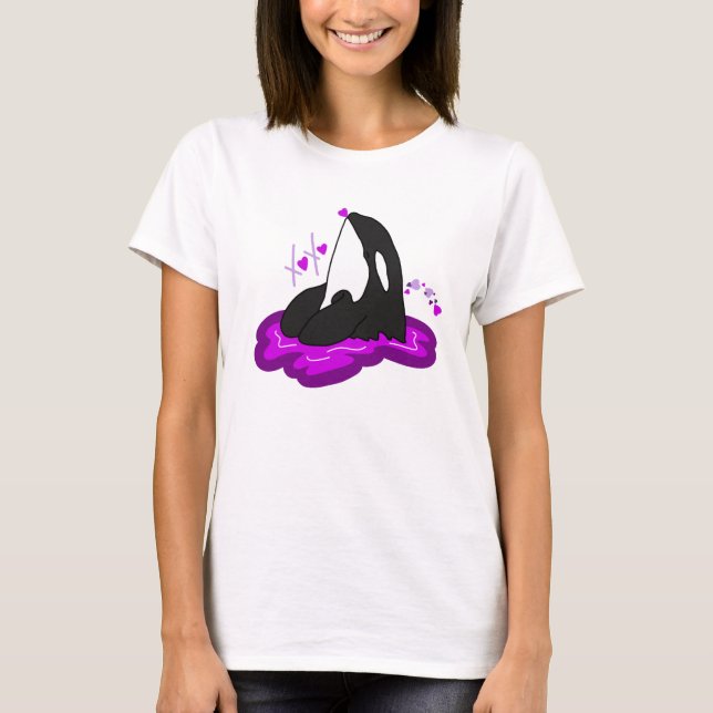 Orca Valentinstag T-Shirt (Vorderseite)