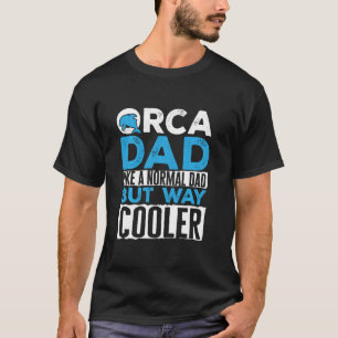 Orca Vater Graphic for Boys Men Vaters Whale Long T-Shirt