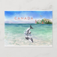 Orca | Vintage Travel Canada Post Card