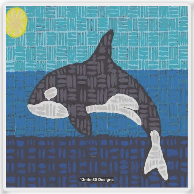 Orca - Vinyl Aufkleber (Vorderseite)