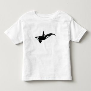Orca Wal Illustration - Hintergrundfarbe auswähle Kleinkind T-shirt