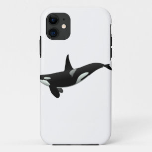Orca Wal Illustration - Hintergrundfarbe auswählen Case-Mate iPhone Hülle