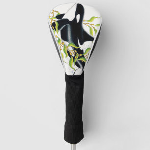 Orca-Wal in Kelp Forest, Tinte für die Weinerzeug Golf Headcover