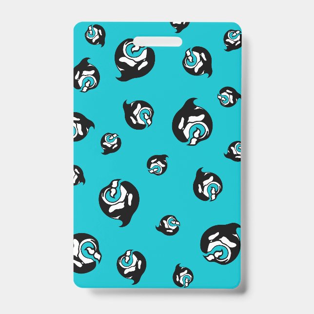 Orca Wal Teacher Hall Pass Ausweis (Vorderseite)