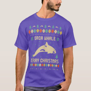 ORCA WALE Ugge Christmas Sweater Vinatge Retro Ta T-Shirt