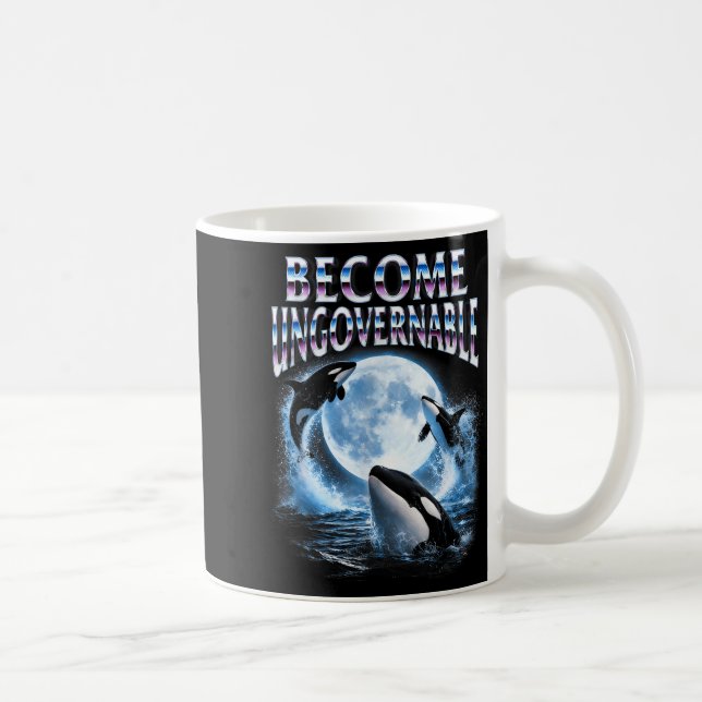 Orca-Walliebhaber Meer Ozean Tier wird Kaffeetasse (Rechts)