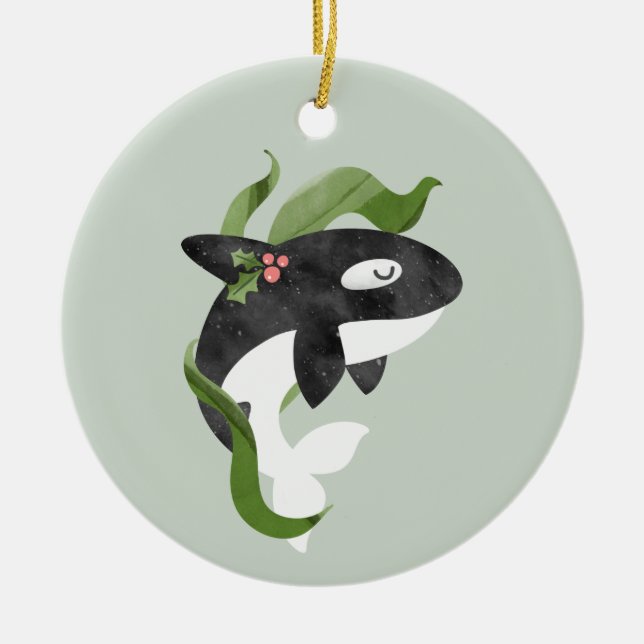 Orca Weihnachtsschmuck (Vorne)