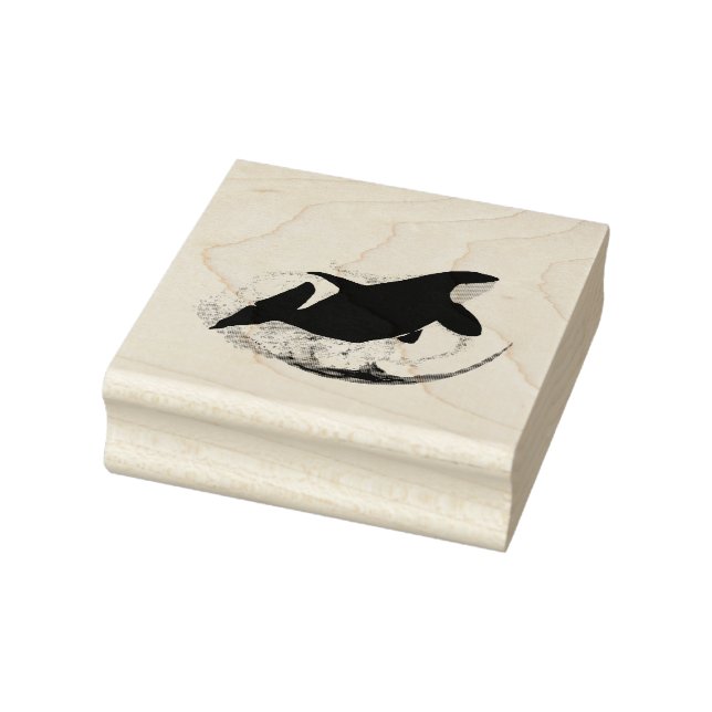 Orca Whale Gummistempel (Stempel)
