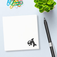 Orca Whale on White
