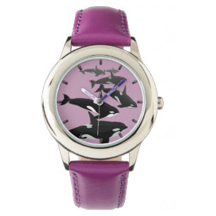 Orca Whale Watch Killer Whale Art Wrist Watch Armbanduhr