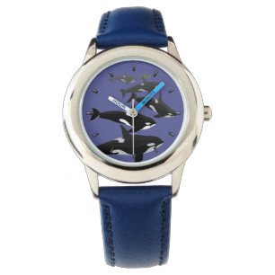 Orca Whale Watch Killer Whale Art Wrist Watch Armbanduhr