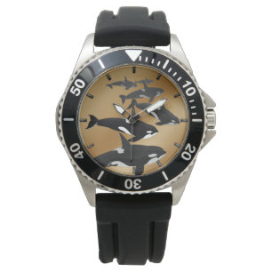 Orca Whale Watch Killer Whale Art Wrist Watch Armbanduhr