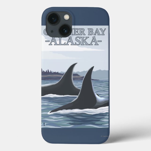 Orca Whales #1 - Glacier Bay, Alaska Case-Mate iPhone Hülle (Rückseite)