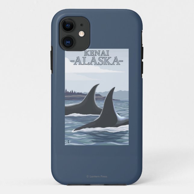Orca Whales #1 - Kenai, Alaska Case-Mate iPhone Hülle (Rückseite)