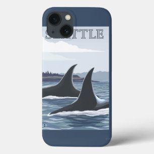 Orca Whales #1 - Seattle, Washington Case-Mate iPhone Hülle