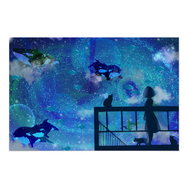 Orca Whales Poster (Vorderseite)